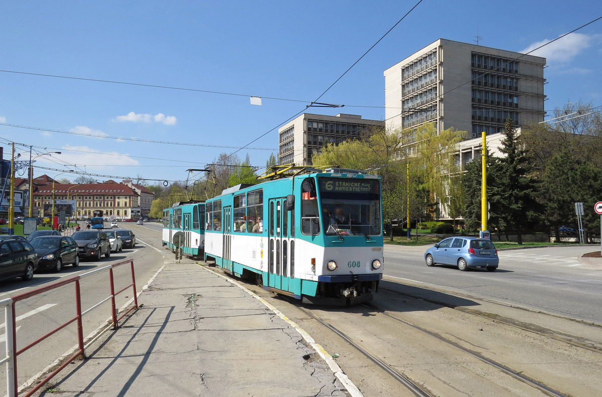 Košice, Tatra T6A5 # 608