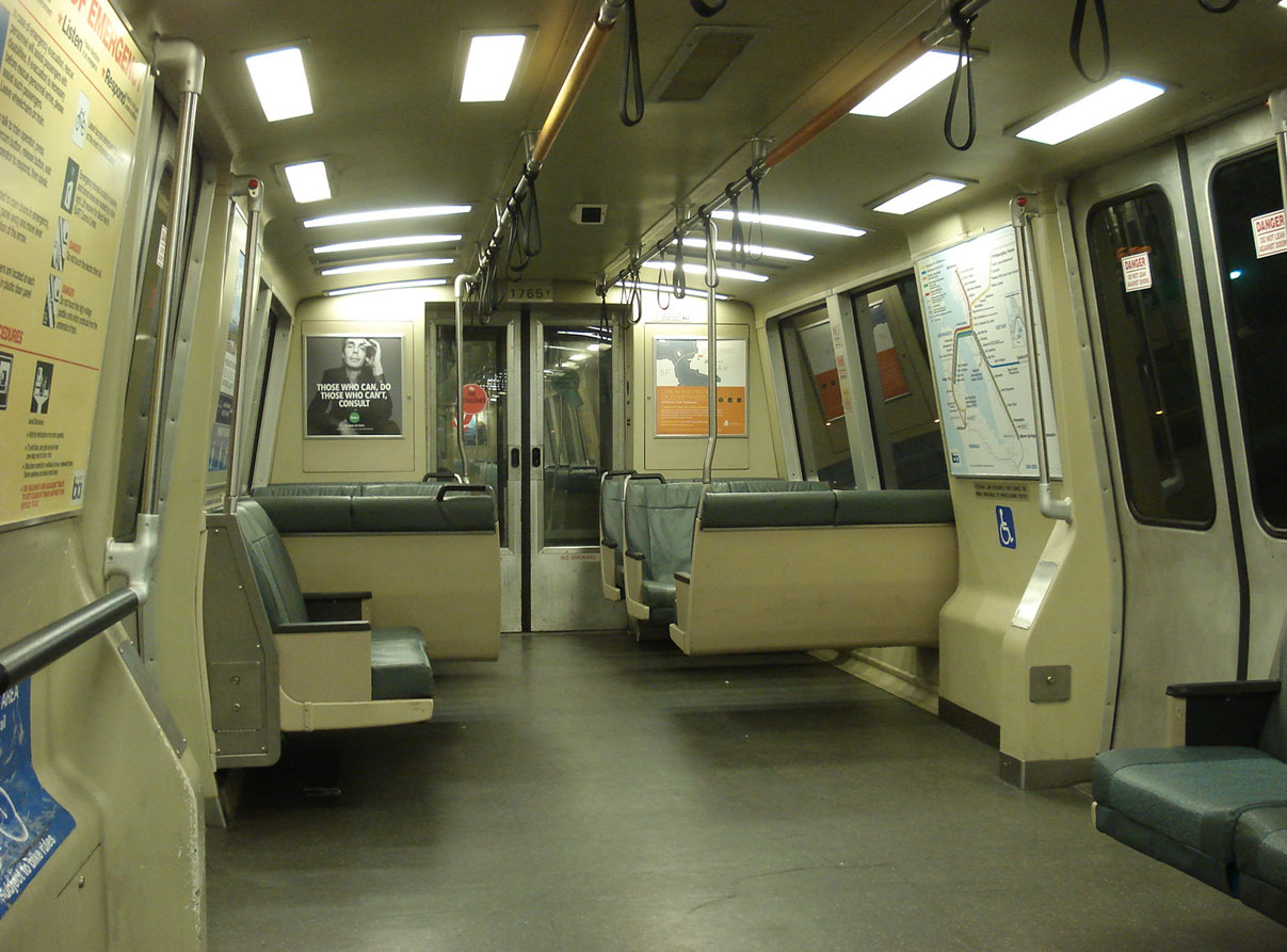 San Francisco Bay Area, Rohr B1 # 1765; San Francisco Bay Area — Subway — BART