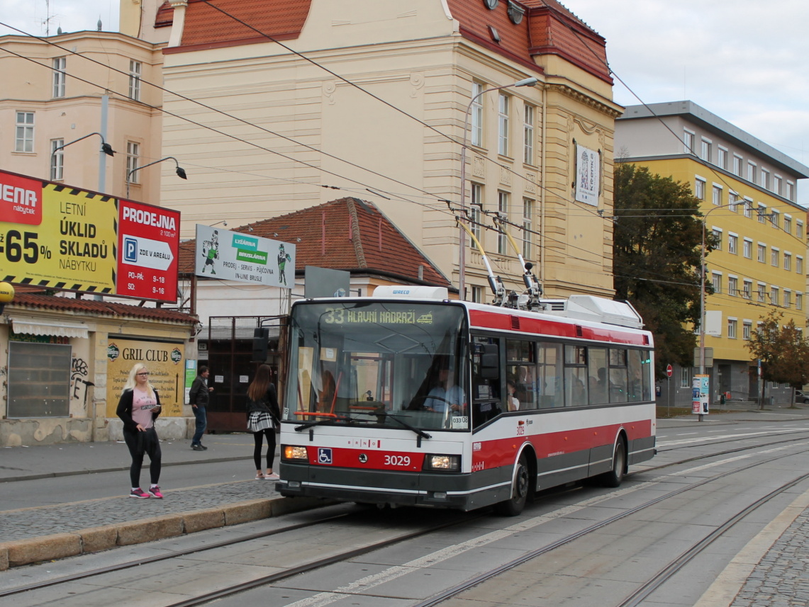 Брно, Škoda 21Tr № 3029