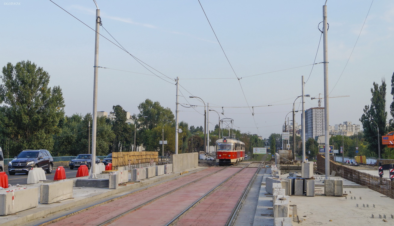Kyiv — Tramway lines: Podilske depot network — west, south