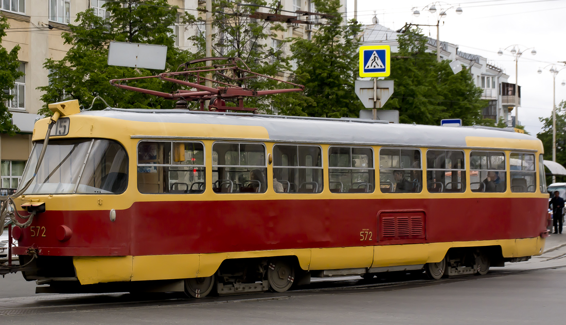 Екатеринбург, Tatra T3SU № 572