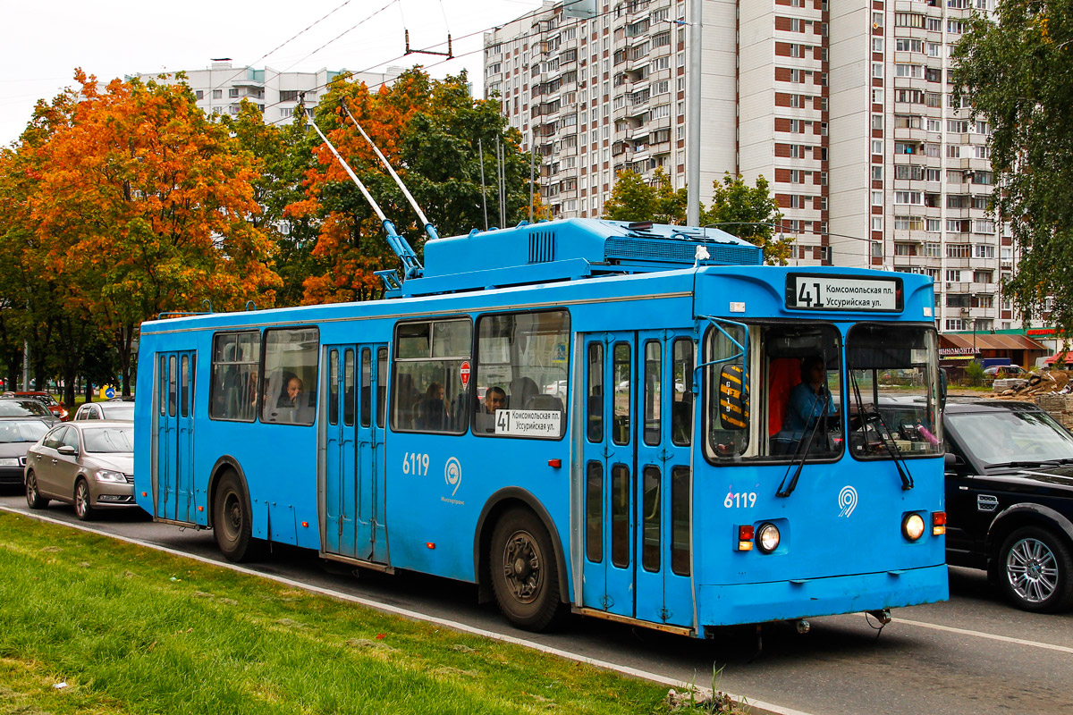 Москва, ЗиУ-682ГМ1 (с широкой передней дверью) № 6119