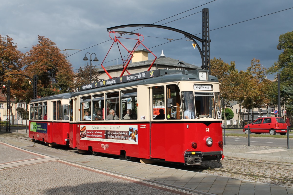 Naumburg, Reko TZ70 № 51; Naumburg — Anniversary: 125 years of Naumburg tramway (16.09.2017)  • Jubiläum: 125 Jahre Naumburger Straßenbahn (16.09.2017)