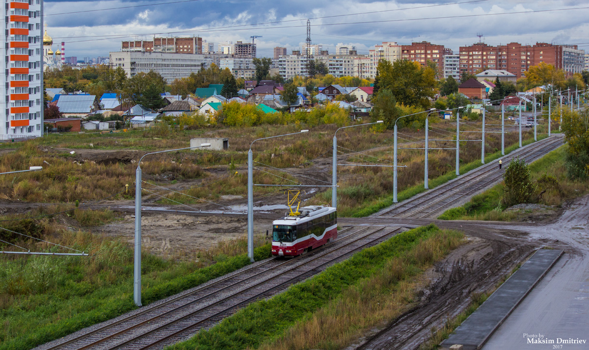 Новосибирск, БКМ 62103 № 2201; Новосибирск — Трамвайные и троллейбусные линии и конечные