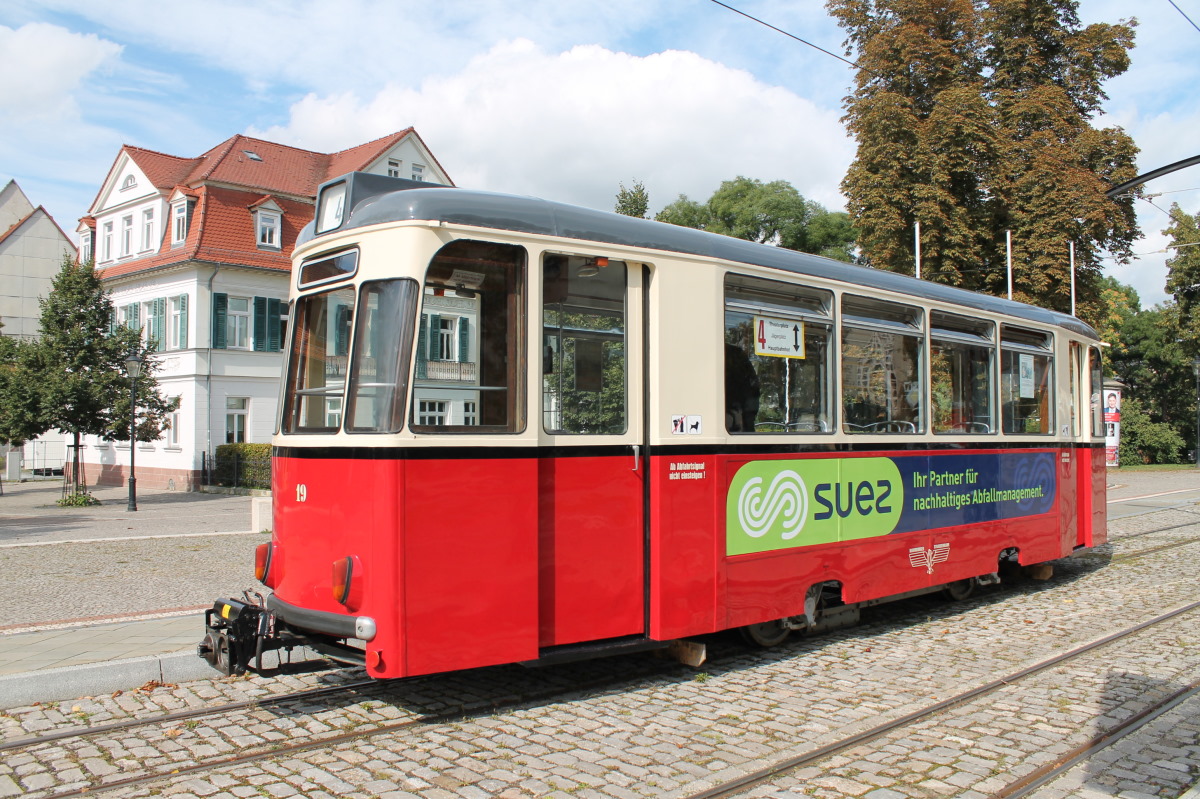Naumburg, Reko BZ70 Nr. 19; Naumburg — Anniversary: 125 years of Naumburg tramway (16.09.2017)  • Jubiläum: 125 Jahre Naumburger Straßenbahn (16.09.2017)