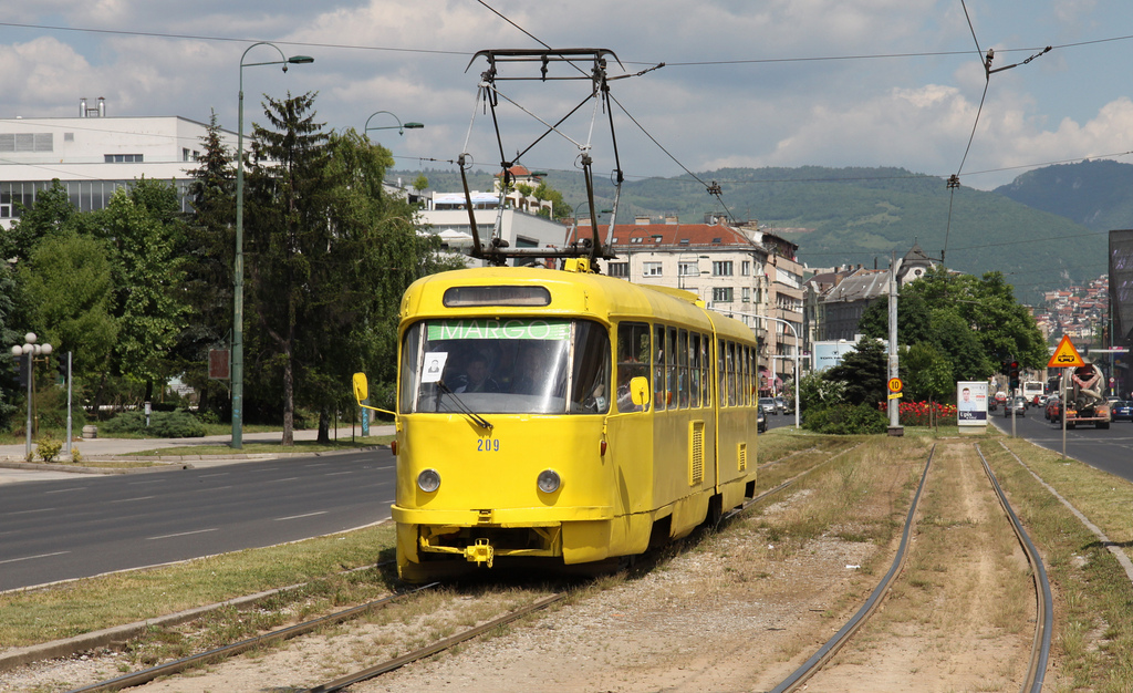 Sarajevo, Tatra K2YU № 209
