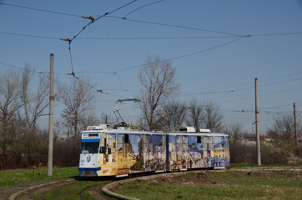 Craiova, Tatra KT4D № 105