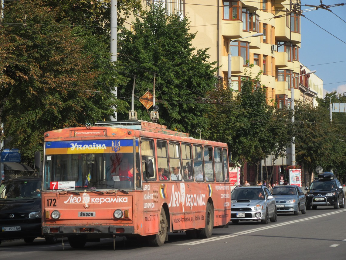 Ивано-Франковск, Škoda 14Tr07 № 172