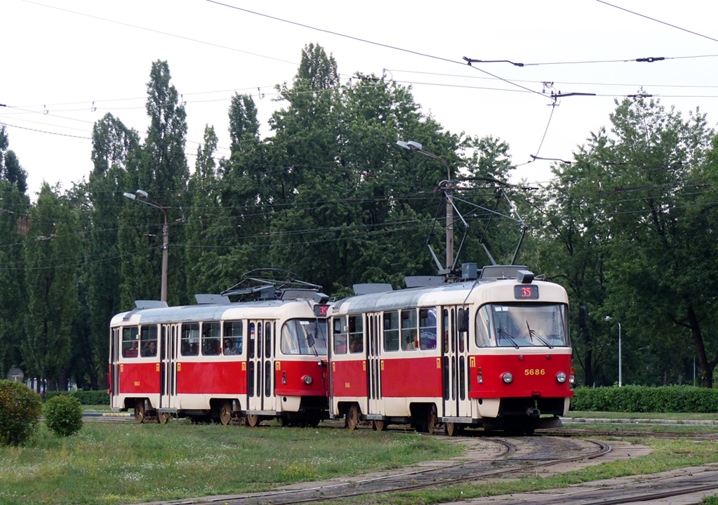 Киев, Tatra T3SUCS № 5686