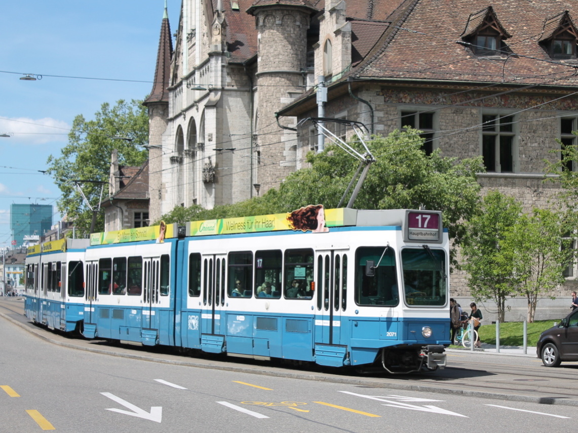Цюрих, SWP/SIG/BBC Be 4/6 "Tram 2000" № 2071