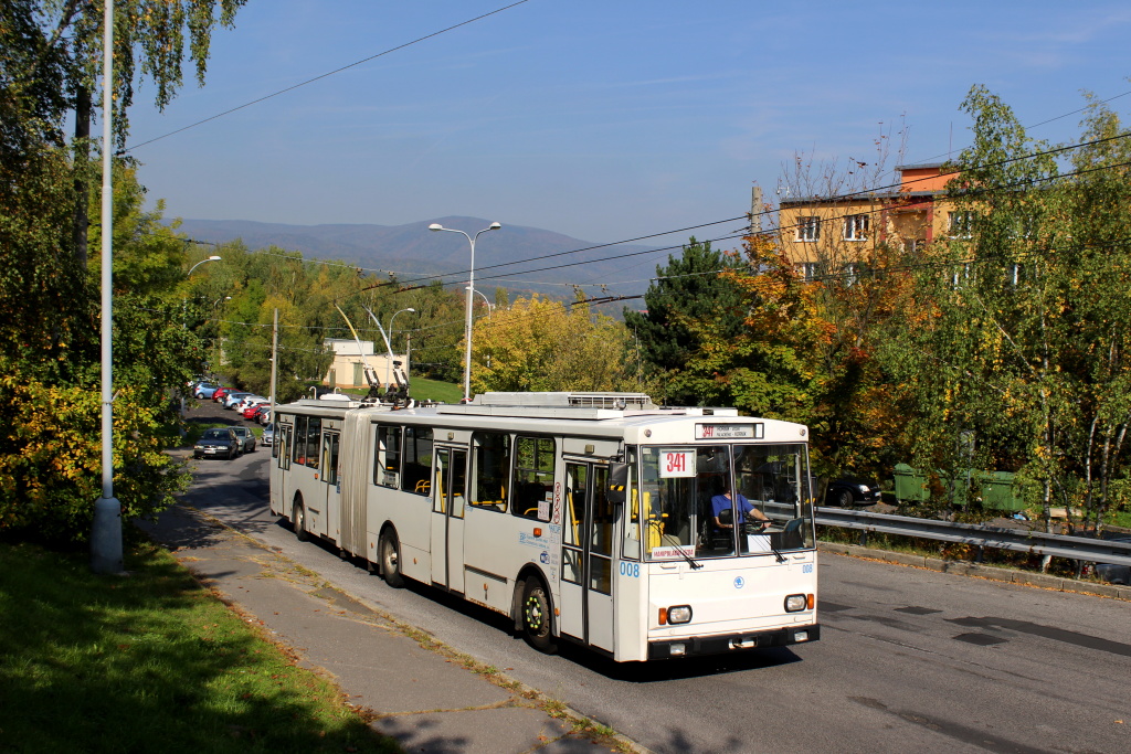 Chomutov, Škoda 15Tr11/7 № 008; Chomutov — Photo trip "Trolleybuses on the North" (30.09.2017) • Fotojízda "Trolejbusy na severu" (30.09.2017)