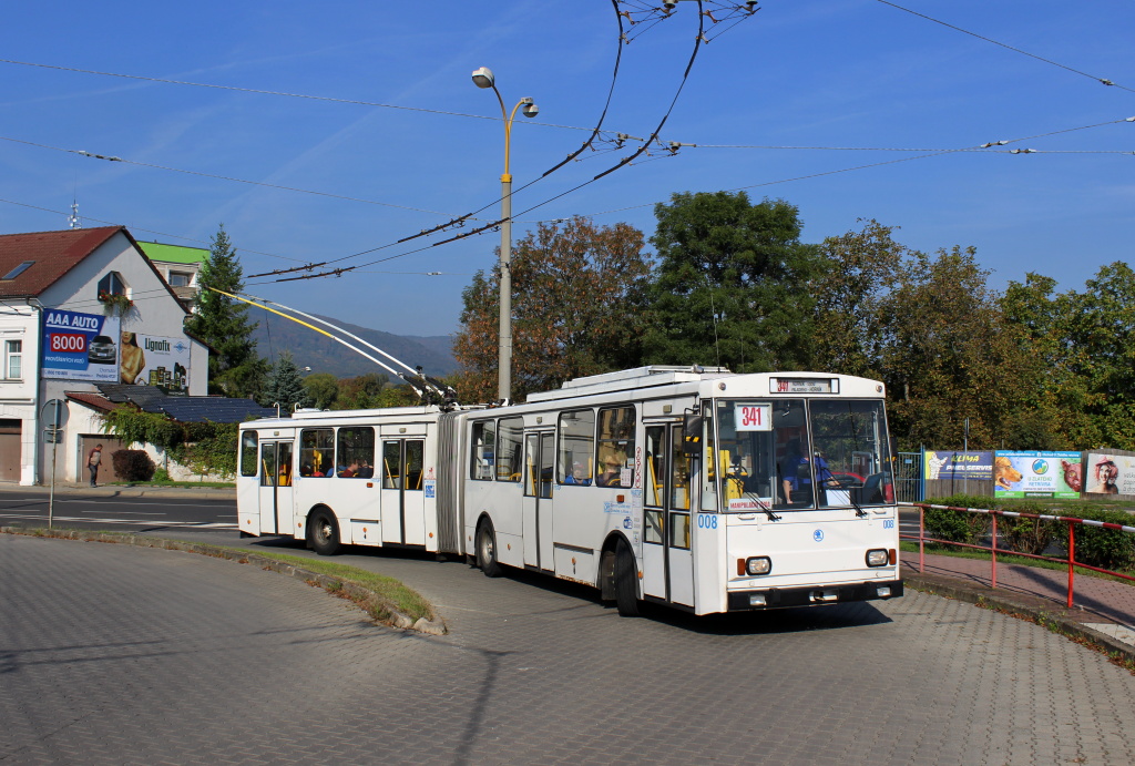 Chomutov, Škoda 15Tr11/7 Nr 008; Chomutov — Photo trip "Trolleybuses on the North" (30.09.2017) • Fotojízda "Trolejbusy na severu" (30.09.2017)