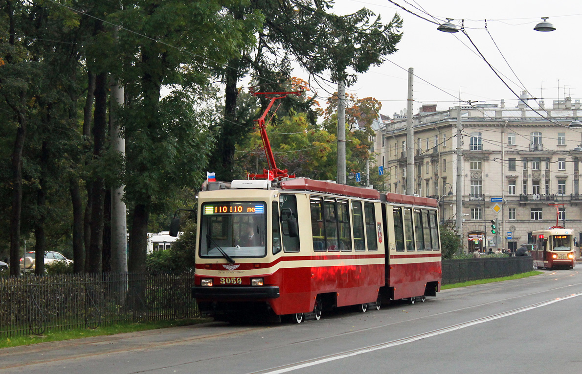 Санкт-Петербург, ЛВС-86М2 № 3059; Санкт-Петербург — Празднование 110-летия Петербургского трамвая