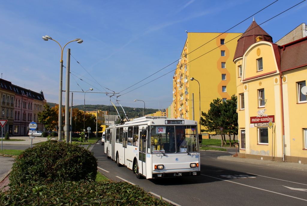 Chomutov, Škoda 15Tr11/7 nr. 008; Chomutov — Photo trip "Trolleybuses on the North" (30.09.2017) • Fotojízda "Trolejbusy na severu" (30.09.2017)