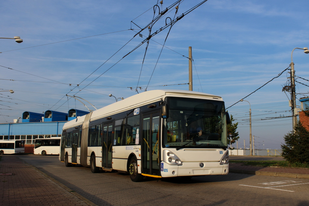 Chomutov, Škoda 25Tr Irisbus Citelis — 026; Chomutov — Photo trip "Trolleybuses on the North" (30.09.2017) • Fotojízda "Trolejbusy na severu" (30.09.2017)