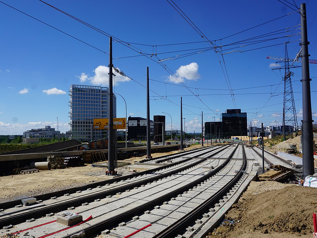 Luxembourg — Tramway Construction