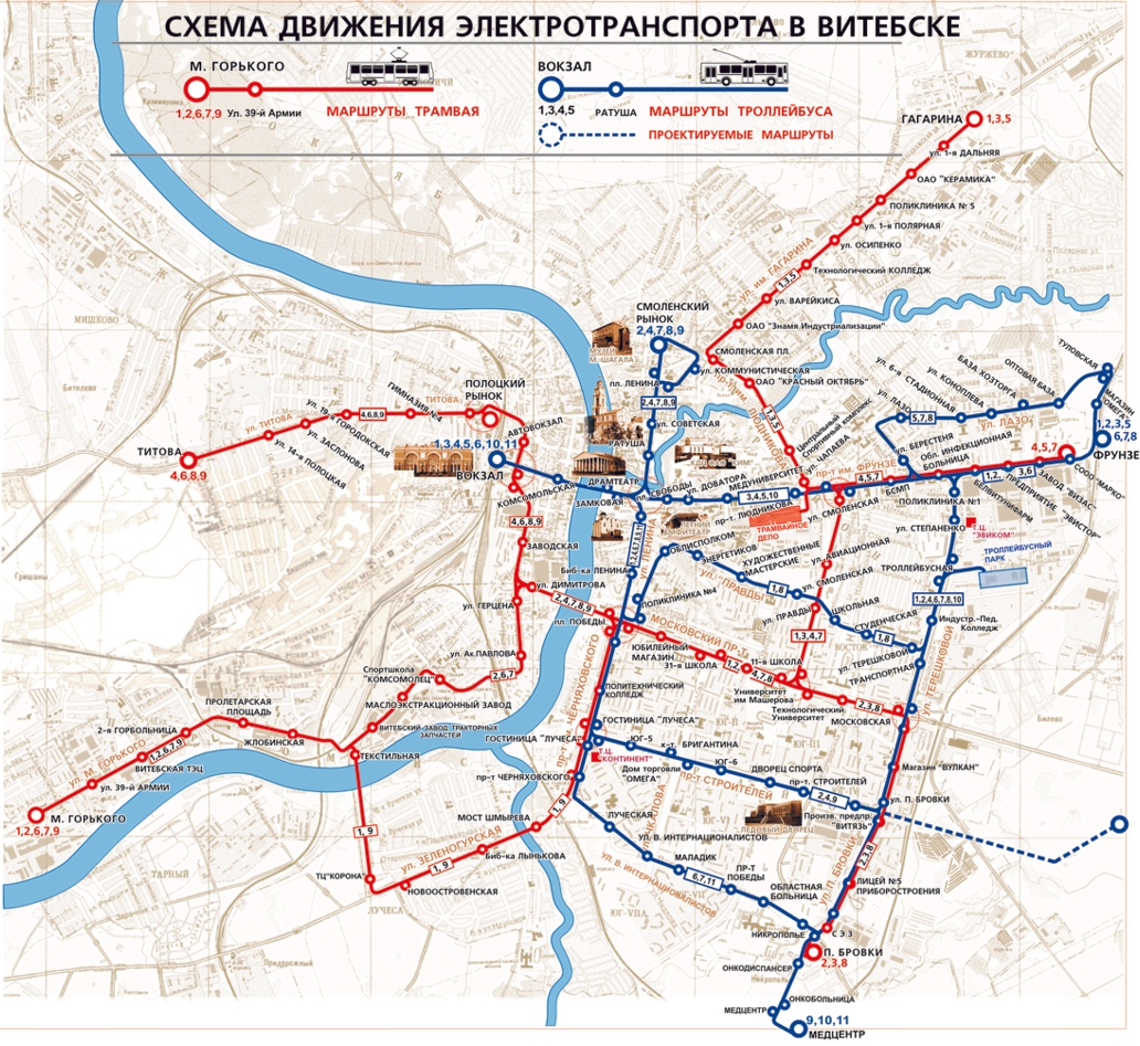 Vitebsk — Maps