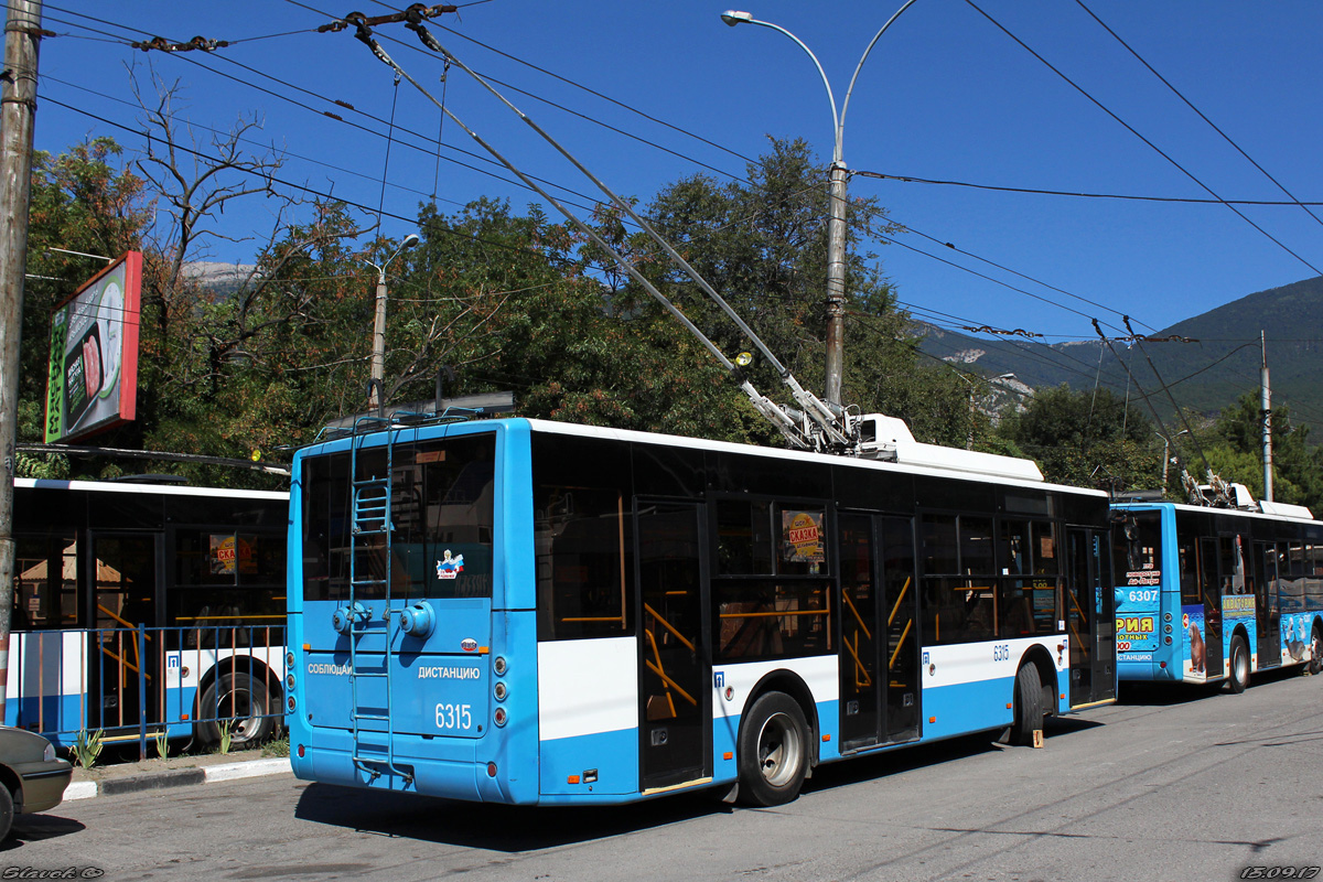 Crimean trolleybus, Bogdan T60111 # 6315