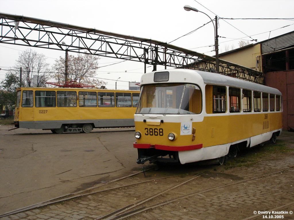 Москва, Tatra T3SU № 3868