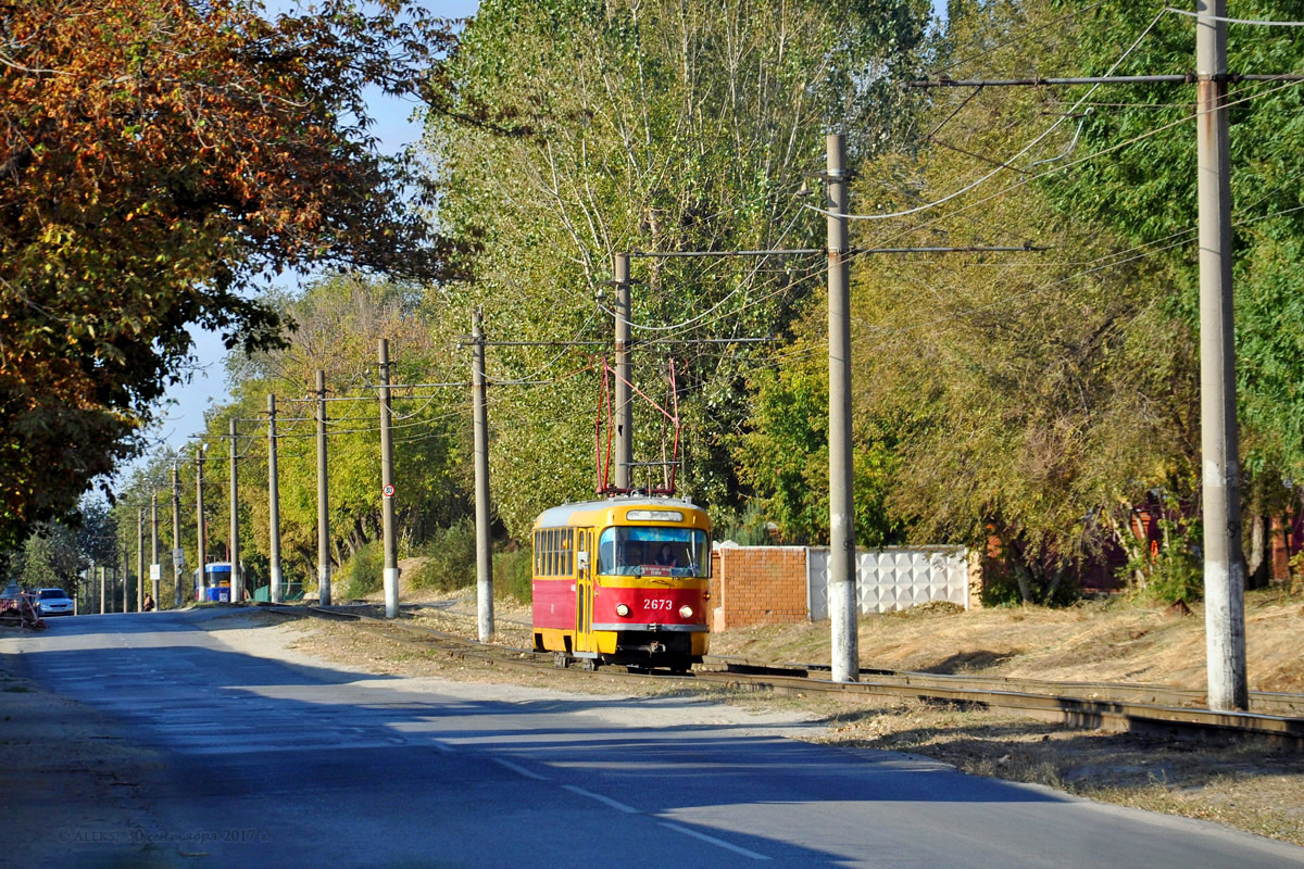 Volgograd, Tatra T3SU (2-door) N°. 2673