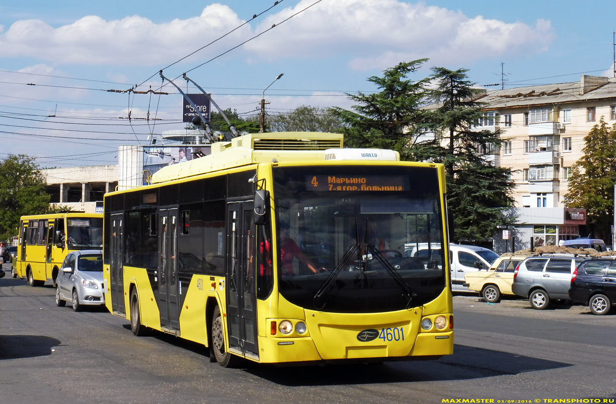 Trolleybus de Crimée, VMZ-5298.01 “Avangard” N°. 4601