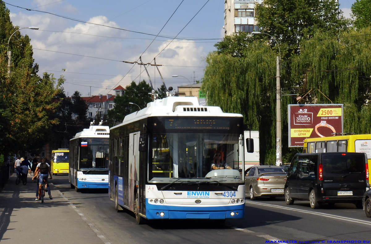 Crimean trolleybus, Bogdan T70110 # 4304