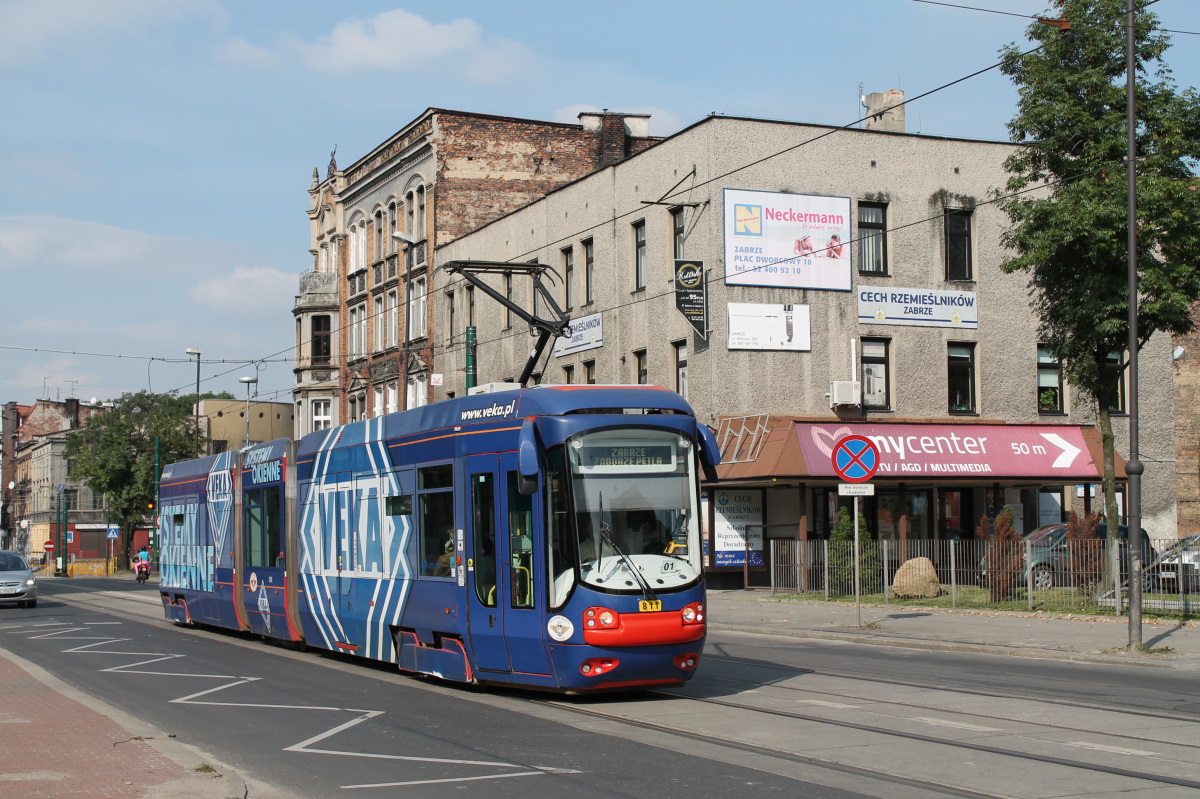 Силезские трамваи, Alstom 116Nd № 811