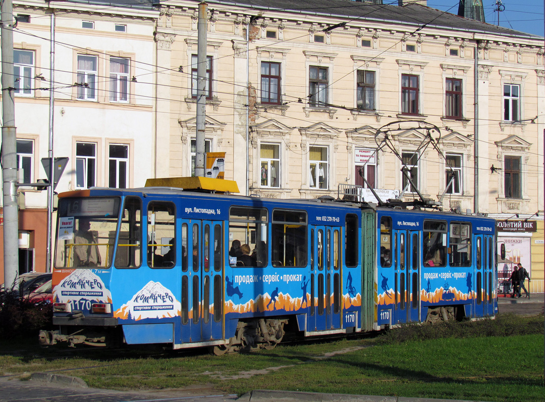 Lviv, Tatra KT4D č. 1170