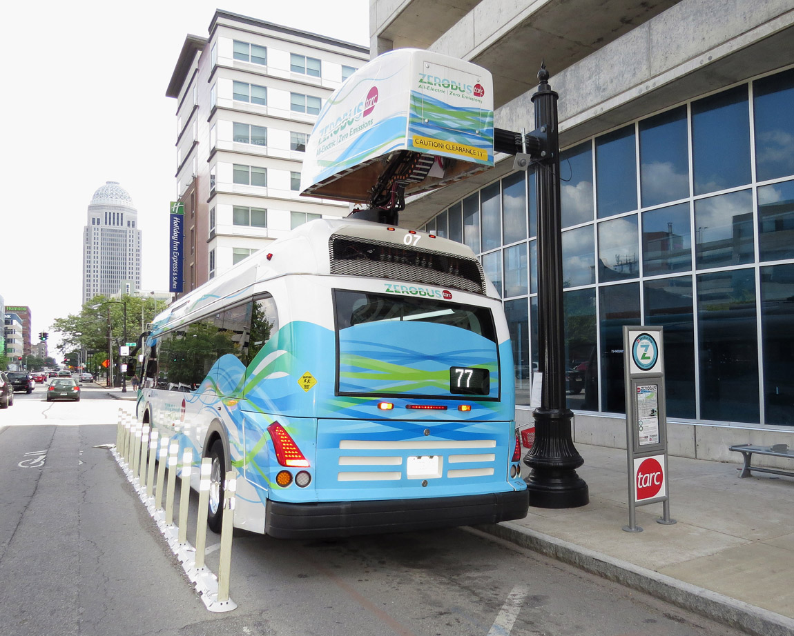 Louisville, Proterra EcoRide BE35 № 07; Louisville — ZeroBus Infrastructure