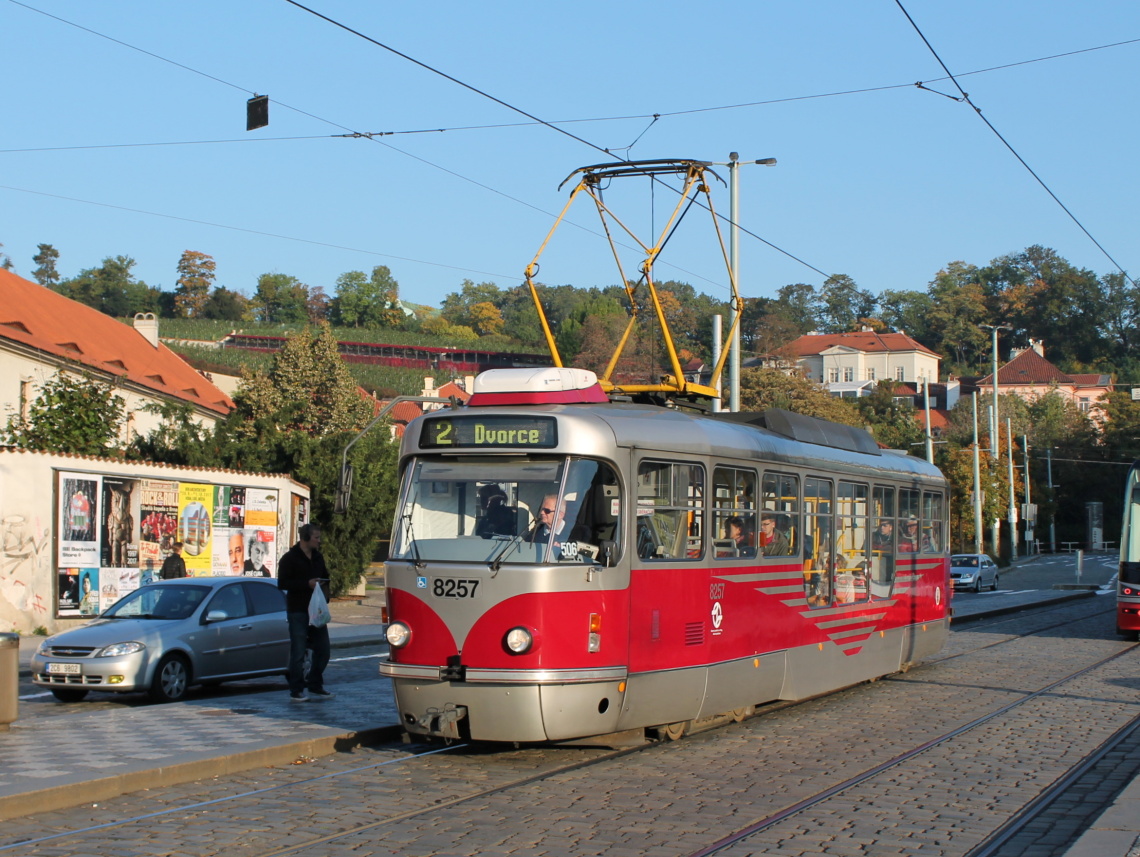 Прага, Tatra T3R.PLF № 8257