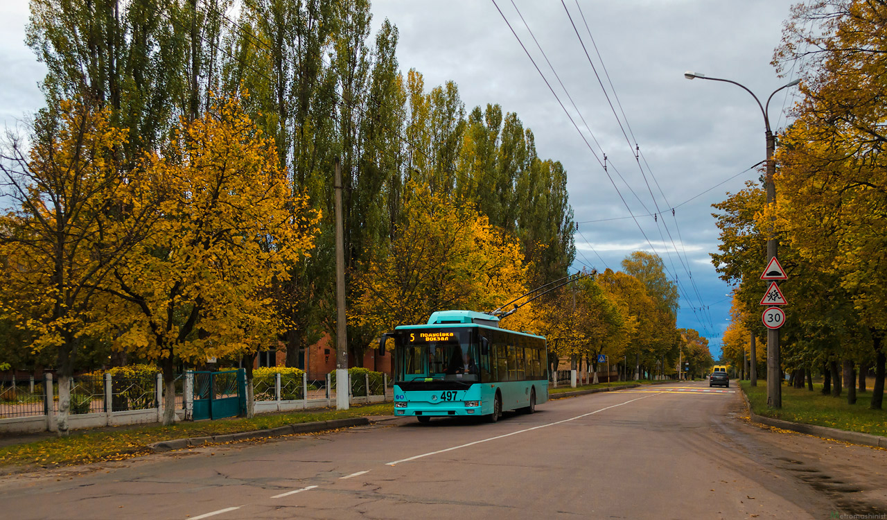 Chernihiv, Etalon T12110 “Barvinok” № 497; Chernihiv — Trolleybus lines