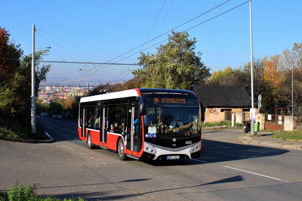 Prague, SOR NS 12 Electric N°. 4002; Prague — Trolleybus operation Grand opening