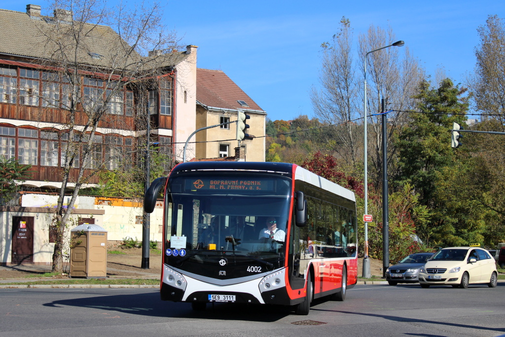 Praha, SOR NS 12 Electric # 4002; Praha — Trolleybus operation Grand opening