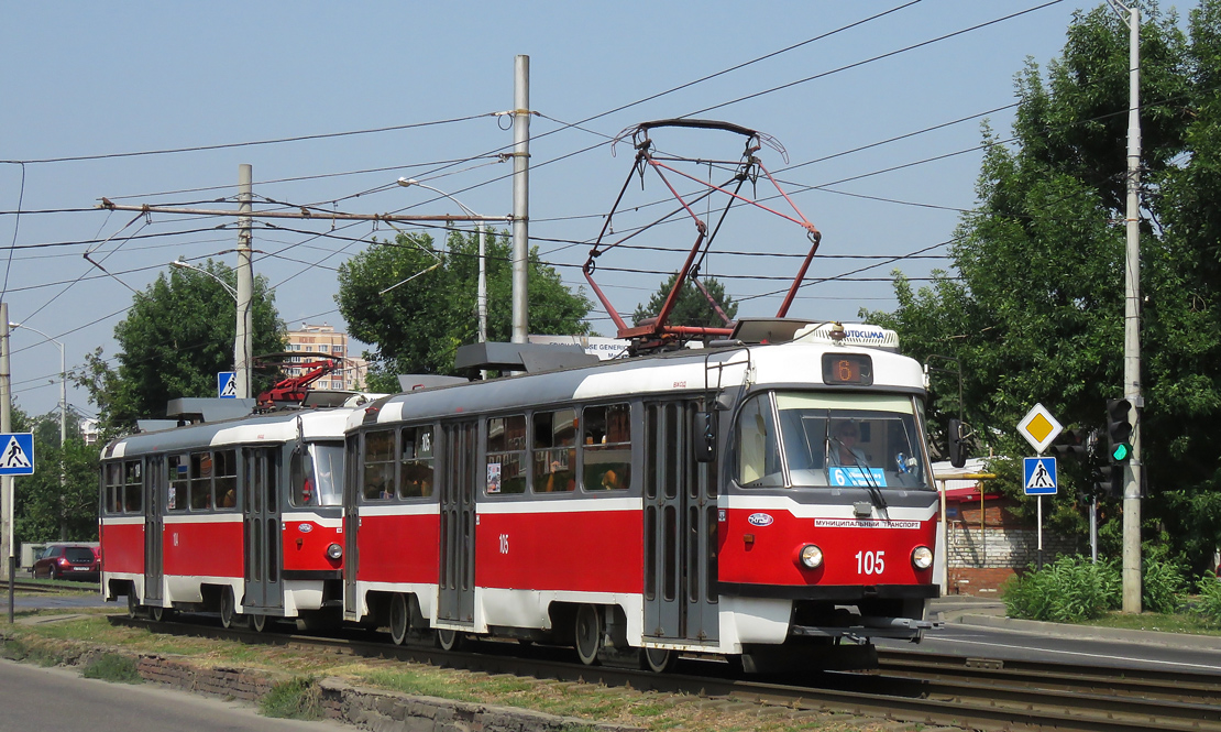 Краснодар, Tatra T3SU КВР МРПС № 105