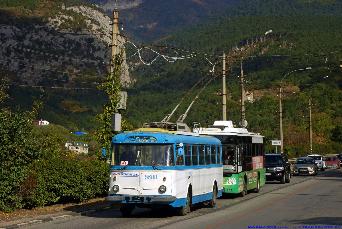 Крымский троллейбус, Škoda 9Tr24 № 5608