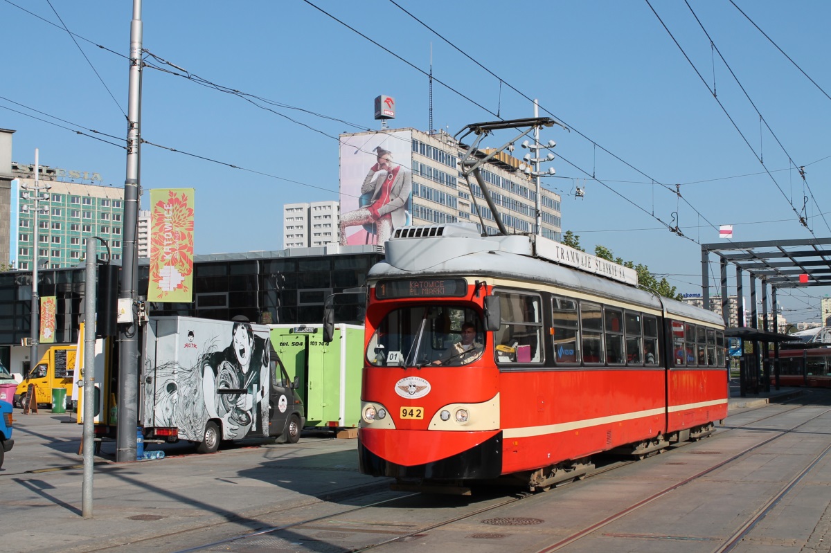 Silesia trams, SGP Type E1 № 942