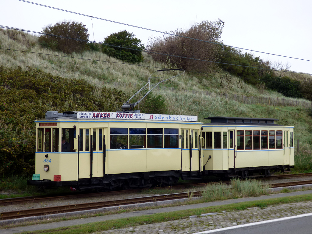 比利时海岸轻轨, 3-axle motor car # 354; 比利时海岸轻轨 — 3. Themarit TTO Noordzee, 01.10.2017