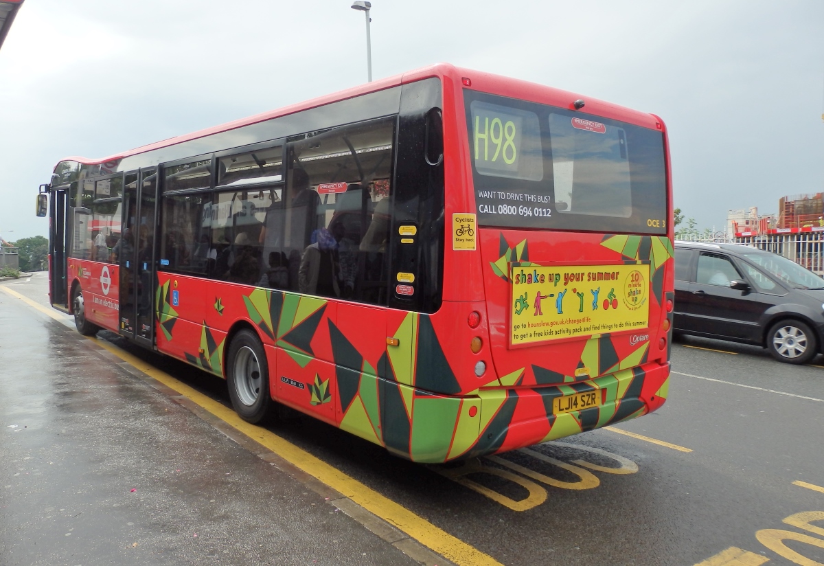 Лондон, Optare Metrocity EV № OCE3