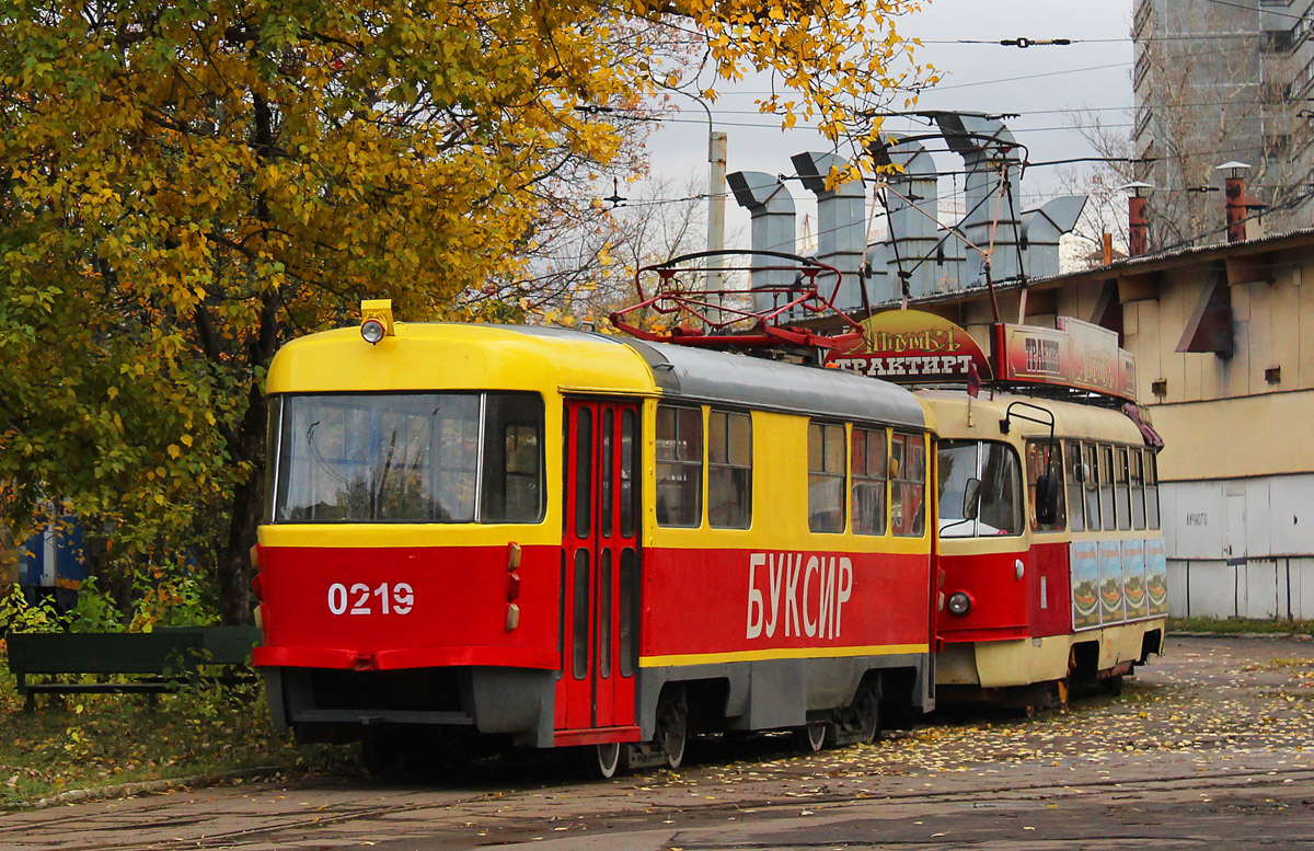 Москва, Tatra T3SU № 0219