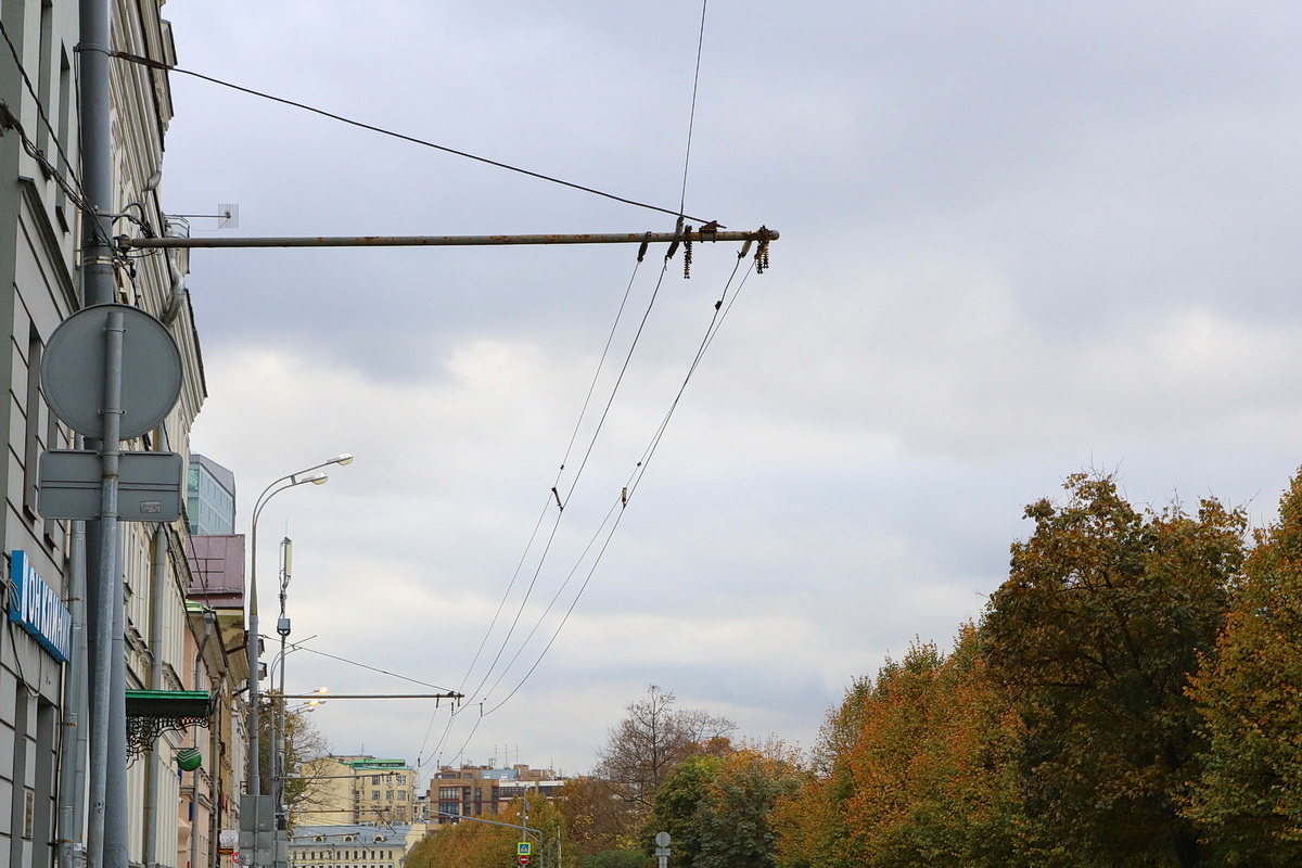 Moscova — Closed trolleybus lines; Moscova — Trolleybus lines: Central Administrative District