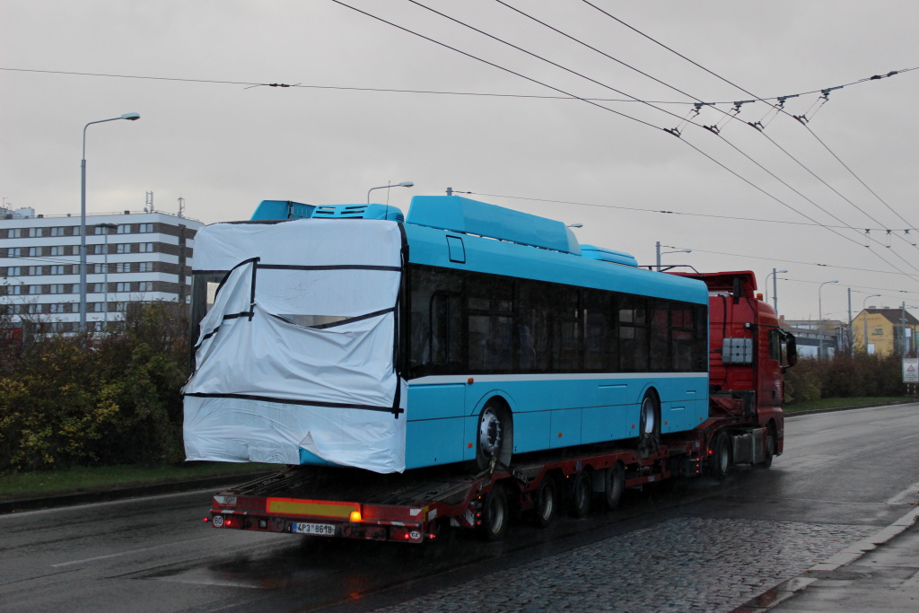 Plzeň — Nové trolejbusy ze závodu Škoda; Ostrava — Trolleybuses without numbers