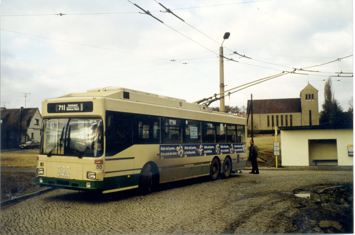 Веймар, MAN/Gräf & Stift 860 SL172HO № 55; Веймар — Троллейбусы из других городов