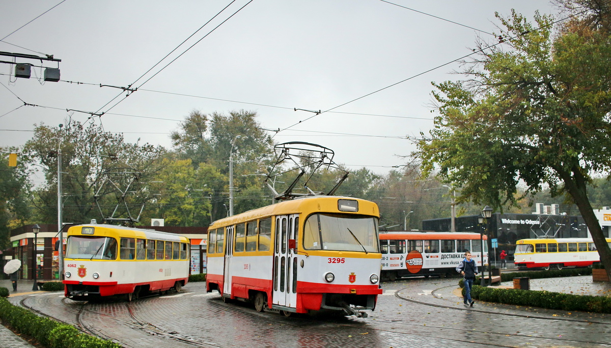 Одесса, Tatra T3R.P № 4062; Одесса, Tatra T3SU № 3295