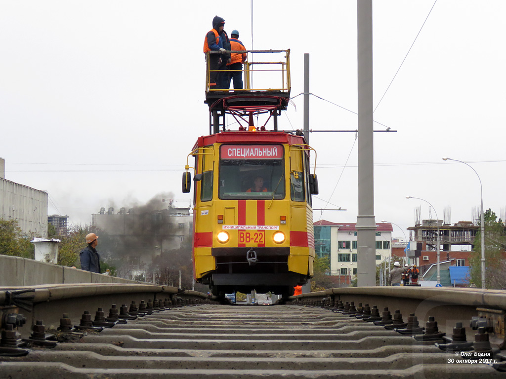 Krasnodar, 71-605 (KTM-5M3) № ВВ-22; Krasnodar — Track repair works