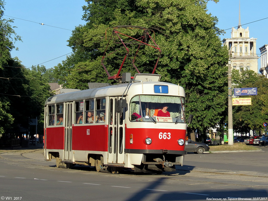 Каменское, Tatra T3SUCS № 663