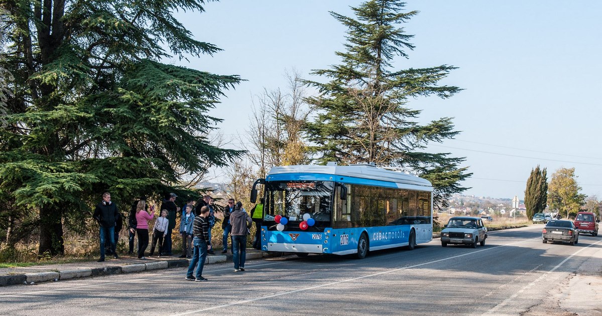 Sewastopol — Customized trip 05.11.2017 trolleybus Trolza 5265.03 "Metropolis" in honor of the 67th anniversary of Sevastopol trolley