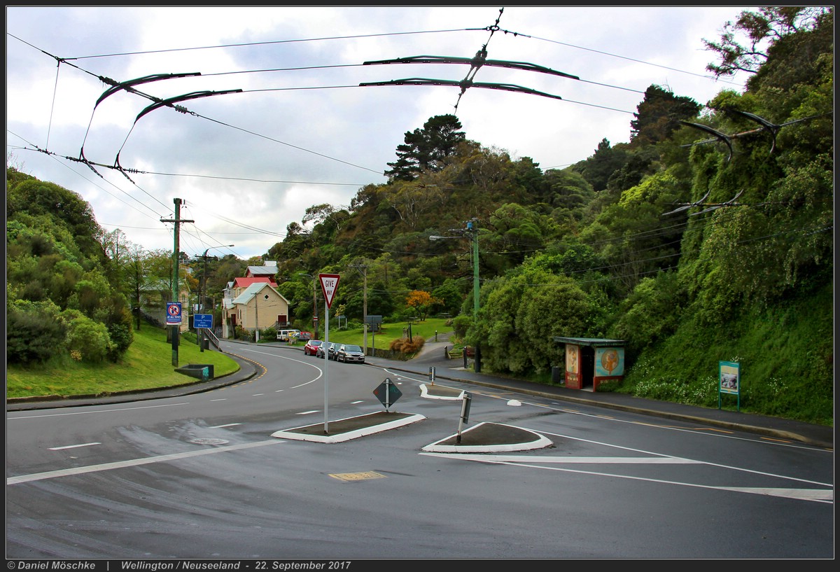 Wellington — Trolleybus Lines and Infrastructure