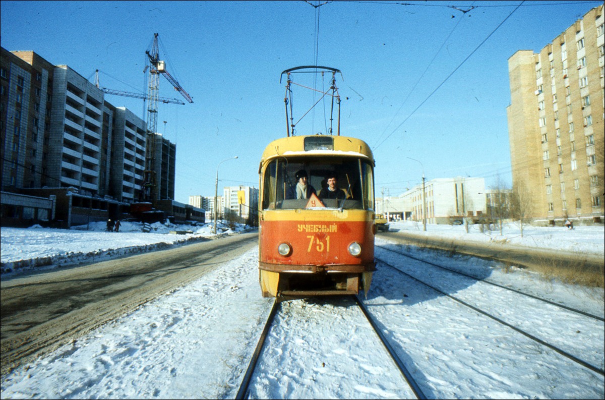 Самара, Tatra T3SU (двухдверная) № 751; Самара — Исторические фотографии — Трамвай и Троллейбус (1942-1991)