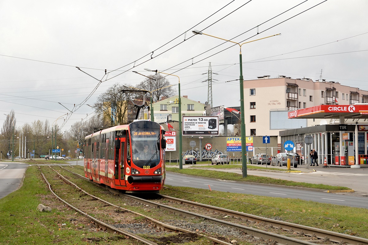 Tramways de Silésie, Modertrans Moderus Beta MF 16 AC BD N°. 860