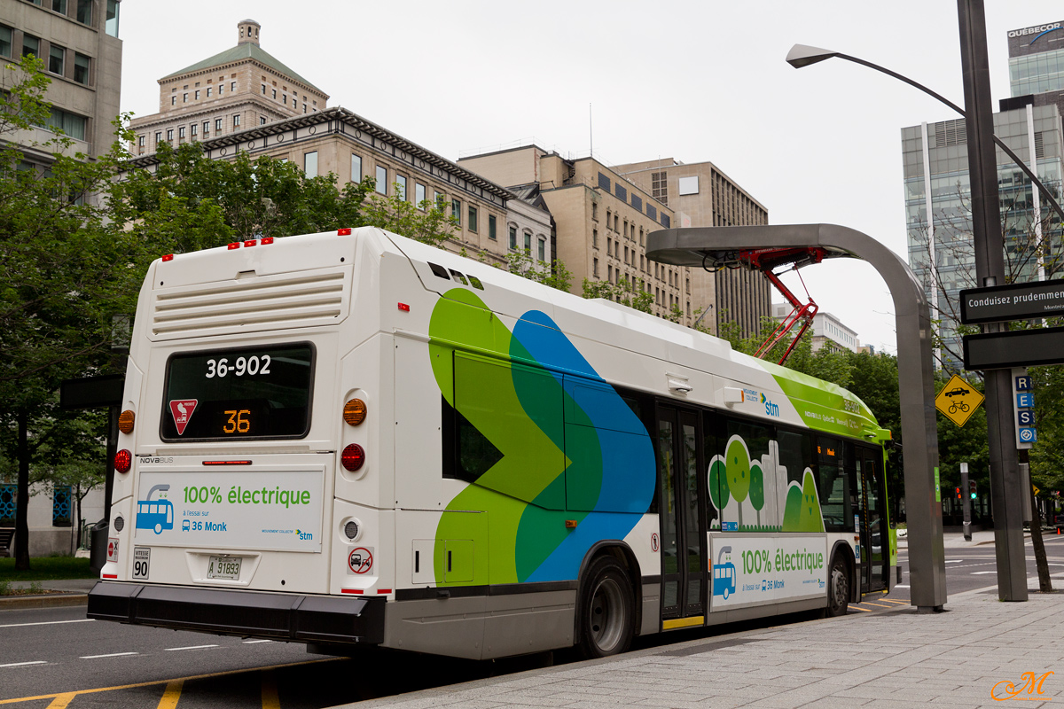 Монреаль, Nova Bus LFSe № 36-902; Монреаль — Электробусы